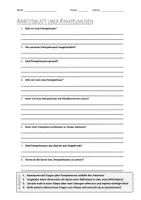 Vorschau - Arbeitsblätter - AB mit Fragen zum Thema "Pampelmusen" + Lösungsblatt - Deckblatt
