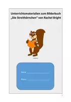 Vorschau - Arbeitsblätter - Unterrichtsmaterialien zum Bilderbuch "Die Streithörnchen" von Rachel Bright - Deckblatt