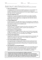 Vorschau - Arbeitsblätter - AB mit Fragen zum Thema "Papageitaucher" + Lösungsblatt - Seite 1