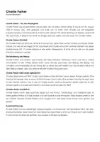 Vorschau - Arbeitsblätter - Charlie Parker (Infotext und Übungen) - Deckblatt