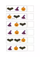 Vista previa - Hojas de trabajo - SECUENCIAS DE HALLOWEEN - página 2