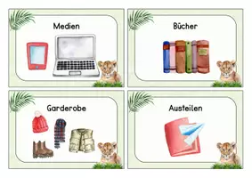 Vorschau - Anderer Materialtyp - Klassenämter grün - Safariklasse – Zooklasse - Seite 3
