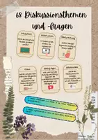 Vorschau - Arbeitsblätter - Diskussion / Argumentation / Erörterung : 68 Themen / Fragen ; argumentieren - Karten und Arbeitsbogen - Seite 1