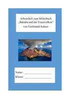 Vorschau - Arbeitsblätter - Arbeitsbuch zum deutsch-ukrainischen Bilderbuch Bakabu und der Feuervulkan - Deckblatt