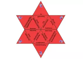 Vorschau - Arbeitsblätter - Stern zu Begriffen des menschlichen Herzen - Deckblatt