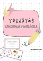 Vista previa - Unidades / Secuencias / Situaciones de Aprendizaje - TARJETAS FONOLÓGICAS DE ANIMALES - Portada