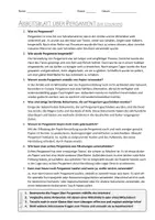 Vorschau - Arbeitsblätter - AB mit Fragen zum Thema "Pergament" + Lösungsblatt - Seite 1
