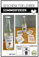 Vorschau - Präsentationen/Tafelbilder - Sommerferien - Lehrergeschenk - Abschiedsgeschenk - Giveaway - Deckblatt