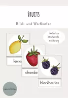 Vorschau - Bildkarten - Bild- und Wortkarten "fruits" - Englisch Kl. 3/4 - Deckblatt