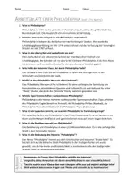 Vorschau - Arbeitsblätter - AB mit Fragen zum Thema "Philadelphia" + Lösungsblatt - Seite 1