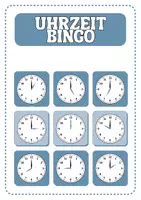 Προεπισκόπηση - Flashcards - Bingo με την ώρα - Εξώφυλλο