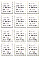Vorschau - Mal- und Bastelvorlagen - Zeugniszusatz: Du bist mehr als deine Noten / Zeugnis Mutmacher - Seite 2