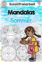Vorschau - Arbeitsblätter - Sommer | Kunst - Deckblatt