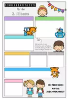 Vorschau - Aufgabenkarten - Schulbedarfsliste - Schulbedarf - Einkaufsliste Schulbeginn - Tigerklasse - Seite 3