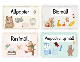 Vorschau - Poster - Müllschilder für die Bärenklasse - Seite 1