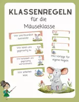 Vorschau - Poster - Klassenregeln für die Mäuseklasse - Deckblatt