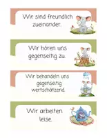 Vorschau - Poster - Klassenregeln für die Mäuseklasse - Seite 1