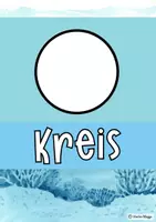 Vorschau - Poster - 🐳 Unterwasserwelt Klassenraum Deko: Geometrische Formen ( 2D und 3D) Poster - Seite 1