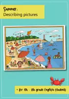 Vorschau - Arbeitsblätter - Summer: describing pictures; Bildbeschreibung; 3-fach differenziert (Englisch) - Seite 1