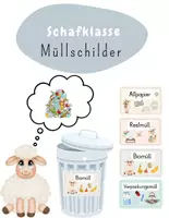 Vorschau - Poster - Müllschilder für die Schafklasse - Deckblatt