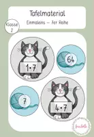 Vorschau - Spiele - Tafelmaterial Einmaleins 7er Reihe - Deckblatt