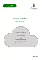 Aperçu - Apprentissages en autonomie - images classifiées Montessori arbres - Page 1
