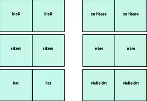 Vorschau - Spiele - Memory Rechtschreibung Lernwörter LRS - Seite 1