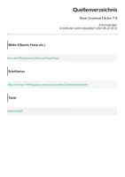 Vorschau - Mal- und Bastelvorlagen - Basic Grammar Fächer Jg. 7-8 - Seite 1