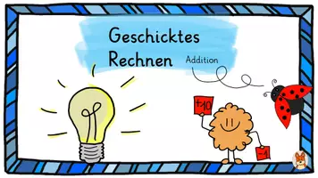 Vorschau - Arbeitsblätter - Geschicktes Rechnen - digitale Tafelbilder + ABs im ZR 20 - Klasse 1 - Seite 1