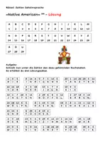 Vorschau - Arbeitsblätter - Geheimschrift Rätsel Native American (2-fach differenziert) - Seite 3