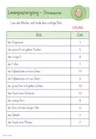 Vorschau - Arbeitsblätter - Lesespaziergang Dino - für die 1. Klasse, 2-fach differenziert - Seite 3