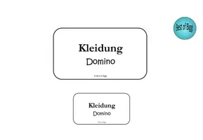 Vorschau - Spiele - Kleidung Spiel Domino DaZ DaF A2 - Seite 2