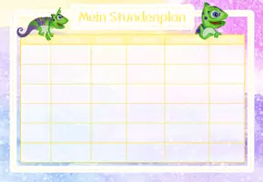 Vorschau - Anderer Materialtyp - Chamäleon Stundenpläne - Seite 3