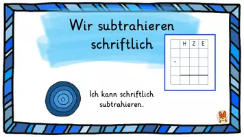 Vorschau - Präsentationen/Tafelbilder - Schriftliche Subtraktion im ZR 1000 - digitale Tafelbilder - Seite 3