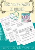 Vorschau - Arbeitsblätter - Fakt oder Fake - KI-generierte Bilder - Deckblatt