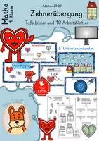 Vorschau - Arbeitsblätter - Paket ( + - ) Zehnerübergang ZR 20 - Tafelbilder und Arbeitsblätter - Seite 1