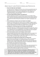 Vorschau - Arbeitsblätter - AB mit Fragen zum Thema "Prophetinnen und Propheten" + Lösungsblatt + Mindmap + Infografiken - Seite 3