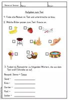 Vorschau - Arbeitsblätter - Sommerliches AB: Leseverstehen & Übung zu Nomen - Seite 3