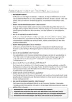 Vorschau - Arbeitsblätter - AB mit Fragen zum Thema "Provence" + Lösungsblatt + Infografik - Seite 2
