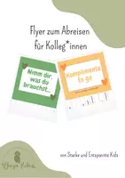 Vorschau - Poster - Flyer für Kolleg*innen: Nimm dir, was du brauchst - Deckblatt