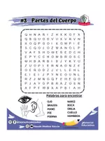 Vista previa - Hojas de trabajo - Sopa de letras para mejorar la atención y concentración - página 3