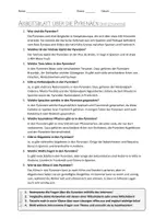 Vorschau - Arbeitsblätter - AB mit Fragen zum Thema "Pyrenäen" + Lösungsblatt - Seite 1