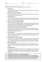 Vorschau - Arbeitsblätter - AB mit Fragen zum Thema "Quarz" + Lösungsblatt - Seite 1