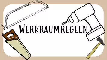 Vorschau - Präsentationen/Tafelbilder - Wichtige Regeln im Werkraum - Seite 1