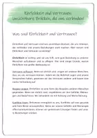 Vorschau - Arbeitsblätter - Ehrlichkeit & Vertrauen – Unsichtbare Brücken im Ethikunterricht bauen - Seite 1