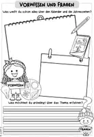 Vorschau - Arbeitsblätter - Kalender: Themenplakate & Vorwissen / Fragen - Seite 2