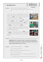Vorschau - Arbeitsblätter - Markt und Marktpreisbildung / Wirtschaft Sekundarstufe Klasse 9-10 - Seite 1