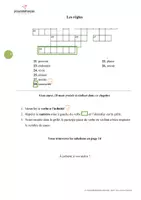 Aperçu - Feuilles d'exercices - Mots croisés n°2 - Les participes passés - Page 2