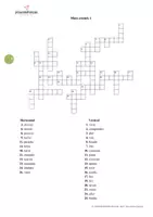 Aperçu - Feuilles d'exercices - Mots croisés n°2 - Les participes passés - Page 3