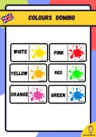 anteprima - Materiale di supporto/inclusione - Domino colours in english - Pagina di copertina